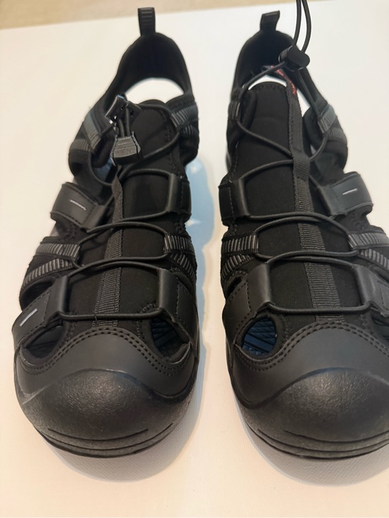 Men\'s All-Black Closed-Toe Sport Sandal with Quick-Lace… NWT! Size 10 clean home main image 9